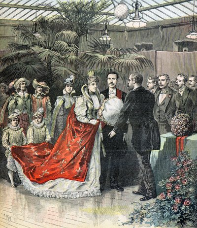 Les blanchisseuses parisiennes élisent leur reine - Henri Meyer