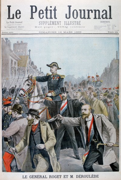 Paul Déroulède attrapant la bride du général Roget, Paris, 1899 - Henri Meyer