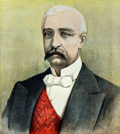 Portrait du président français Félix Faure - Henri Meyer