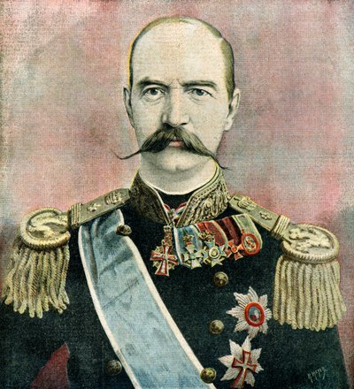 Portrait du roi Georges Ier de Grèce - Henri Meyer