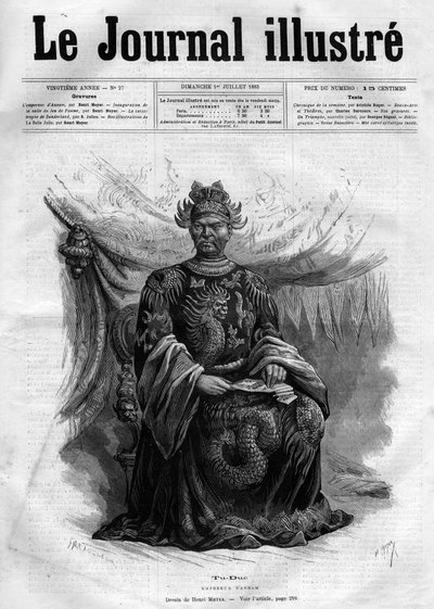 Portrait de Tu-Duc (Tu Duc) (1830-1883) empereur d
