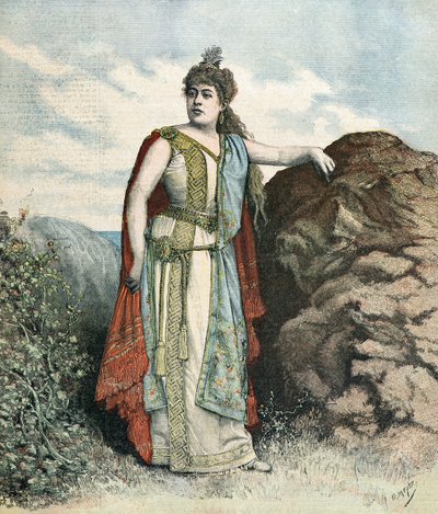 Portrait de la chanteuse Renée Richard - Henri Meyer