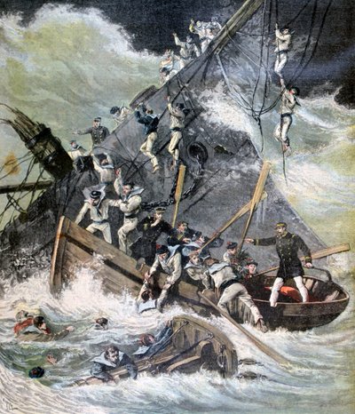 Naufrage de La Bourdonnais, Sainte Marie, Madagascar, 1893 - Henri Meyer