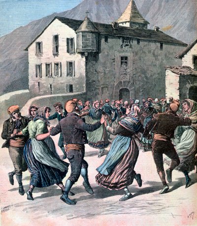 La Farandole, Andorre, 1891 - Henri Meyer
