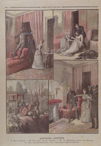 Le mystère de Gouffe, illustrations de 