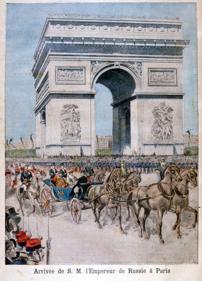 Le tsar Nicolas II arrive à Paris, 1896 - Henri Meyer