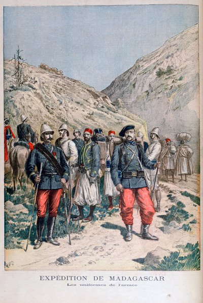 Uniformes de la force expéditionnaire française à Madagascar - Henri Meyer