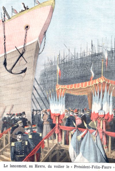 Inauguration du voilier Felix Faure, Le Havre - Henri Meyer