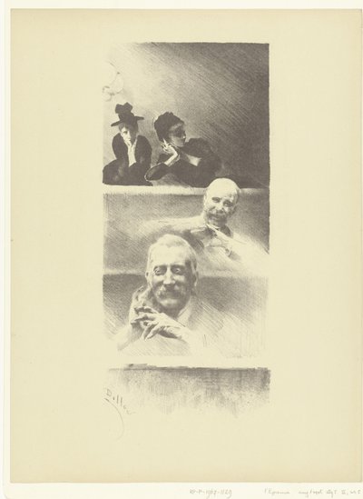 Spectateurs au théâtre - Henri Patrice Dillon