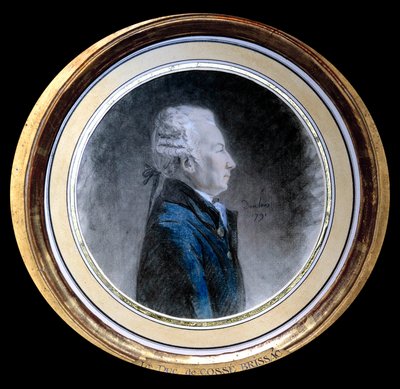 Portrait de Louis Hercule Timoléon de Cossé (Cossé-Brissac) (1734-1792), duc de Brissac. Il est le grand panier de France et le gouverneur de Paris à l