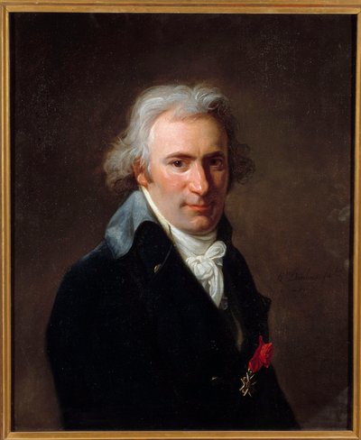 Portrait de Jean Baptiste Canthaney dit Cléry (1759-1809) valet de chambre de Louis XVI au temple - Henri Pierre Danloux