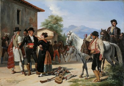 Les Contrebandiers - Henri Pierre Léon Pharamond Blanchard
