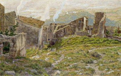 Vieux château de Bormes les Mimosas - Henri Rivière