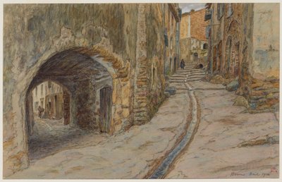 Rue Rompi-cou, Bormes - Henri Rivière