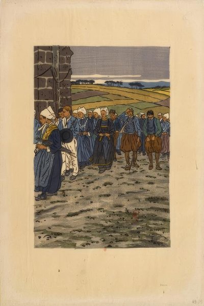 Le Pardon de Sainte-Anne-la-Palud - Henri Rivière