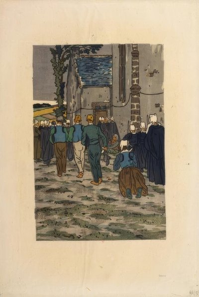 Le Pardon de Sainte-Anne-la-Palud - Henri Rivière