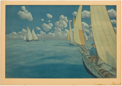Nuit en mer - Henri Rivière