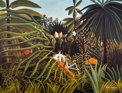 Cheval attaqué par un jaguar - Henri Rousseau