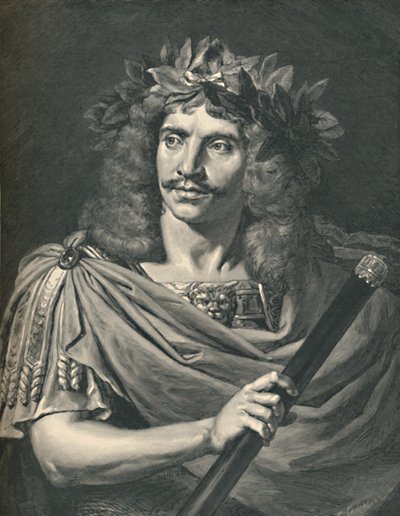 Molière en Jules César dans la Tragédie de Pompée, 1886 - Henri Thiriat