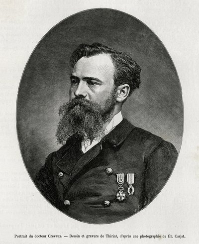 Portrait du Dr Jules Nicolas Crevaux (1847-1882), médecin et explorateur de l