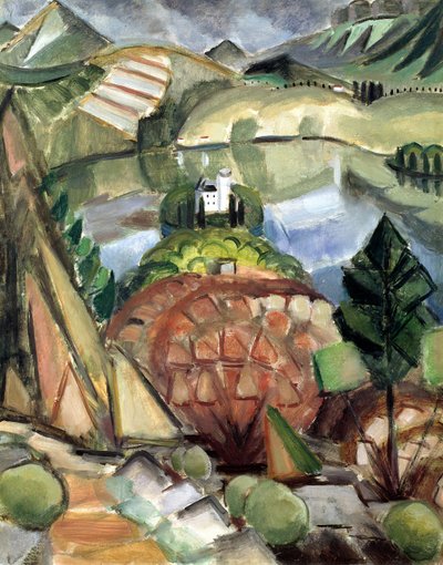 Le lac - Henri Victor Gabriel Le Fauconnier
