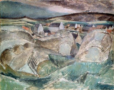 Village parmi les rochers, vers 1910 - Henri Victor Gabriel Le Fauconnier