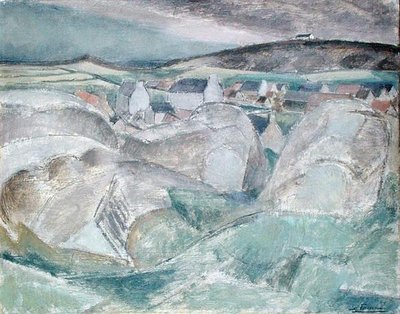 Village dans les montagnes - Henri Victor Gabriel Le Fauconnier
