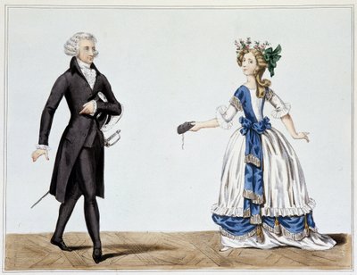 Costumes de promenade pour hommes et femmes - Henri Villain