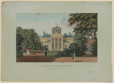 Vue du Pavillon de Monceau depuis l