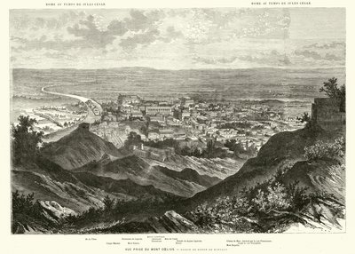 Rome vue de la colline Caelius à l