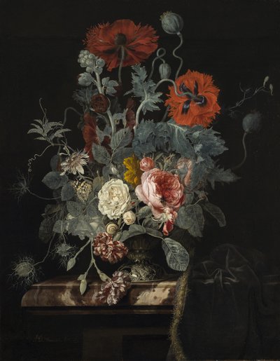 Nature morte florale, 1665 - Henri de Fromantiou