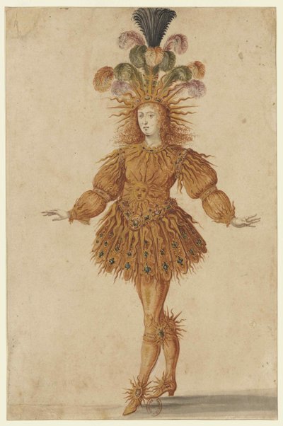 Louis XIV en Apollon dans le ballet Ballet de la Nuit, 1653 - Henri de Gissey