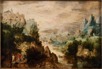Paysage avec la route d