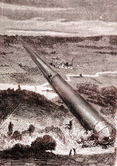 Le canon spatial géant de J. T. Maston, "De la Terre à la Lune" de Jules Verne - Henri de Montaut