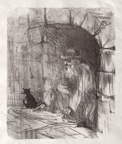 Au pied du Sinaï: Une arrière-boutique à Cracovie - Henri de Toulouse-Lautrec