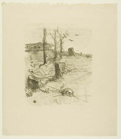 Un cimetière en Galicie, de Au Pied du Sinaï - Henri de Toulouse-Lautrec