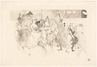 Une soirée de gala au Moulin Rouge - Henri de Toulouse-Lautrec