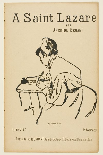 À Saint-Lazare - Henri de Toulouse-Lautrec