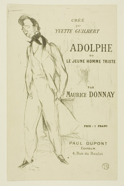 Adolphe—Le jeune homme triste - Henri de Toulouse-Lautrec