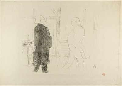 Antoine et Gémier, dans Une Faillite - Henri de Toulouse-Lautrec