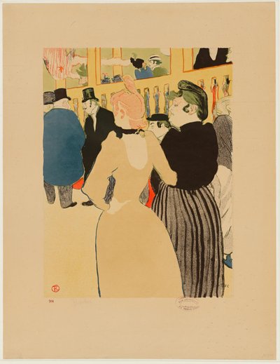 Au Moulin Rouge, la Goulue et sa Sœur - Henri de Toulouse-Lautrec