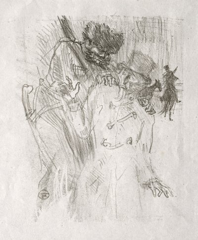 Au pied du Sinaï : Arrestation de Schlomé Fuss - Henri de Toulouse-Lautrec