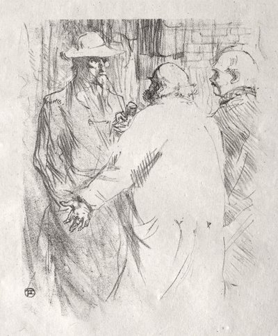 Au pied du Sinaï : Clemenceau à Busk - Henri de Toulouse-Lautrec