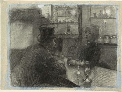 Bar du café de la rue de Rome - Henri de Toulouse Lautrec