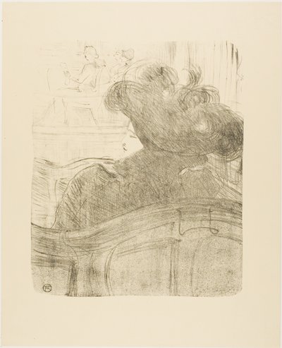 Cléo de Mérode, de Treize Lithographies - Henri de Toulouse-Lautrec