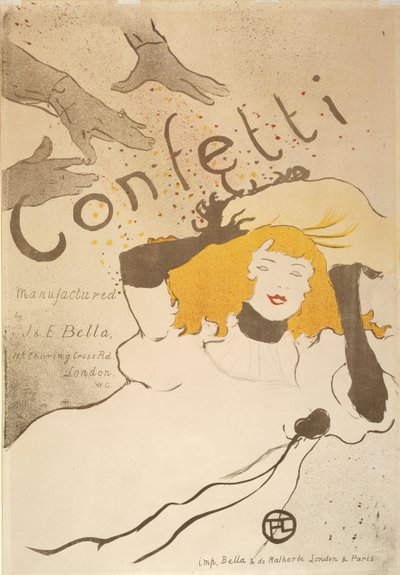 Confettis - Henri de Toulouse-Lautrec