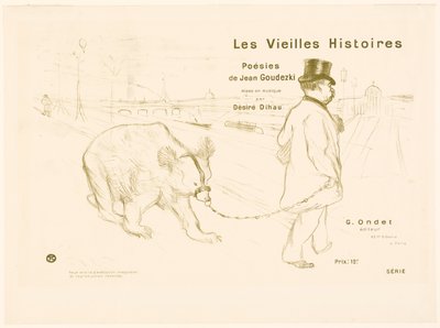 Couverture et Frontispice de Les Vieilles Histoires - Henri de Toulouse-Lautrec