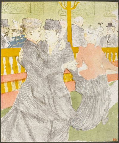 Danse au Moulin Rouge - Henri de Toulouse-Lautrec