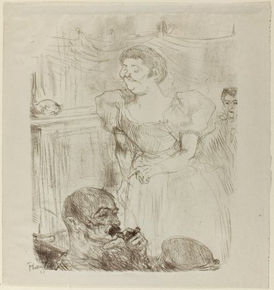 Di ti Fellow, chanteur anglais dans un café-concert - Henri de Toulouse-Lautrec