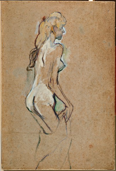 Fillette nue - Nude girl - Henri de Toulouse-Lautrec
